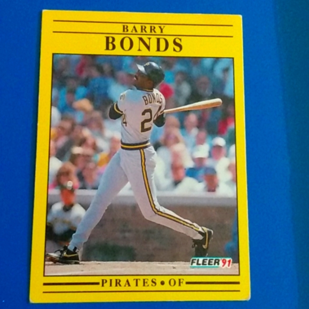 Barry Bonds 1991 Pittsburgh Pirates Card